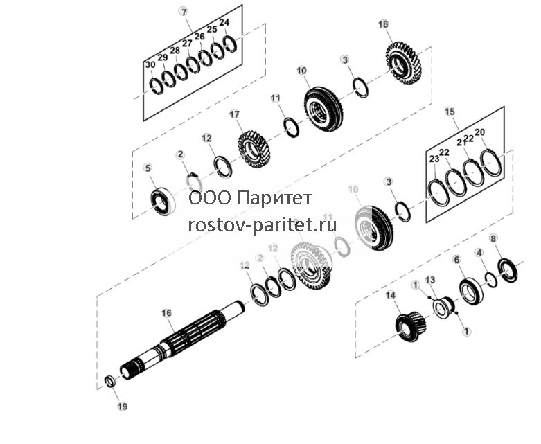 Shaft, First Stage Group, Synchronized (YZ91427) MRTSSM1SB, MRTSSN1SB, MRTWSM1SB - ST305134 264.jpg